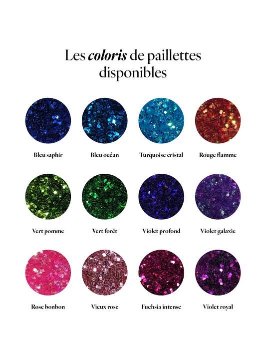 Grand pin's à paillettes