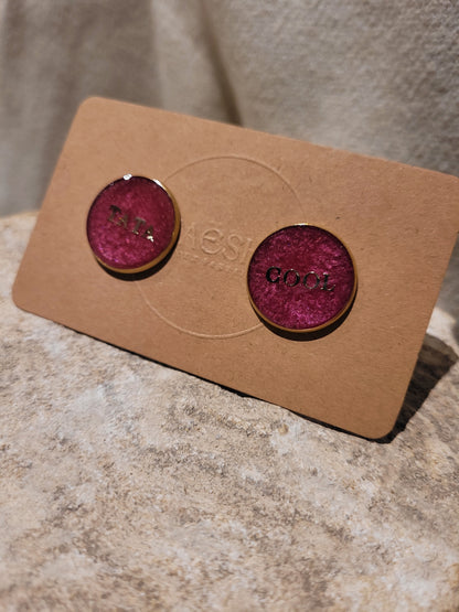 Paire de pin's Roma poudrés