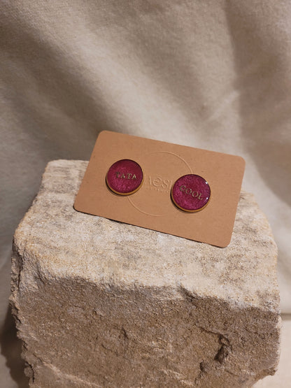 Paire de pin's Roma poudrés