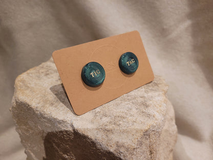 Paire de petits pin's poudrés