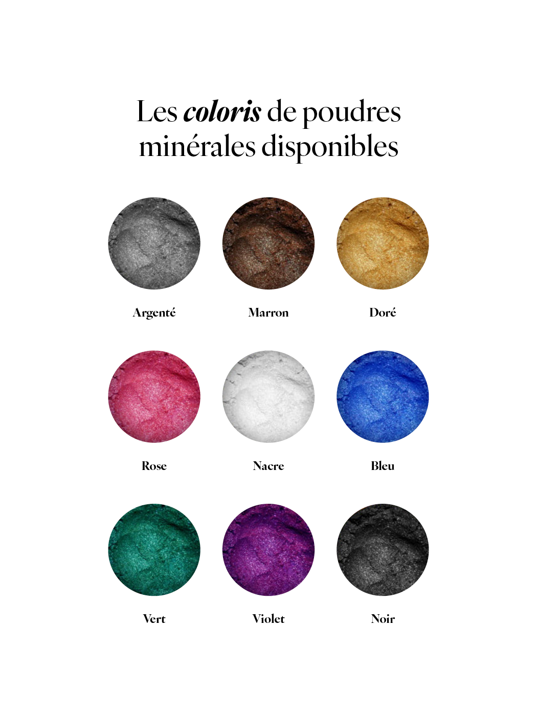 Paire de petits pin's poudrés